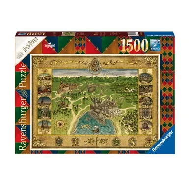 1500 pc Puzzle - Harry Potter Hogwart's Map