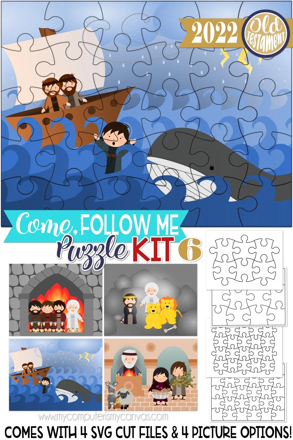 2022 CFM Old Testament Puzzle Cut Collection {KIT 6} PRINTABLE