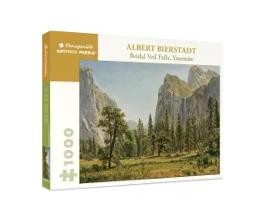 Albert Bierstadt: Bridal Veil Falls, Yosemite 1000-Piece Jigsaw Puzzle