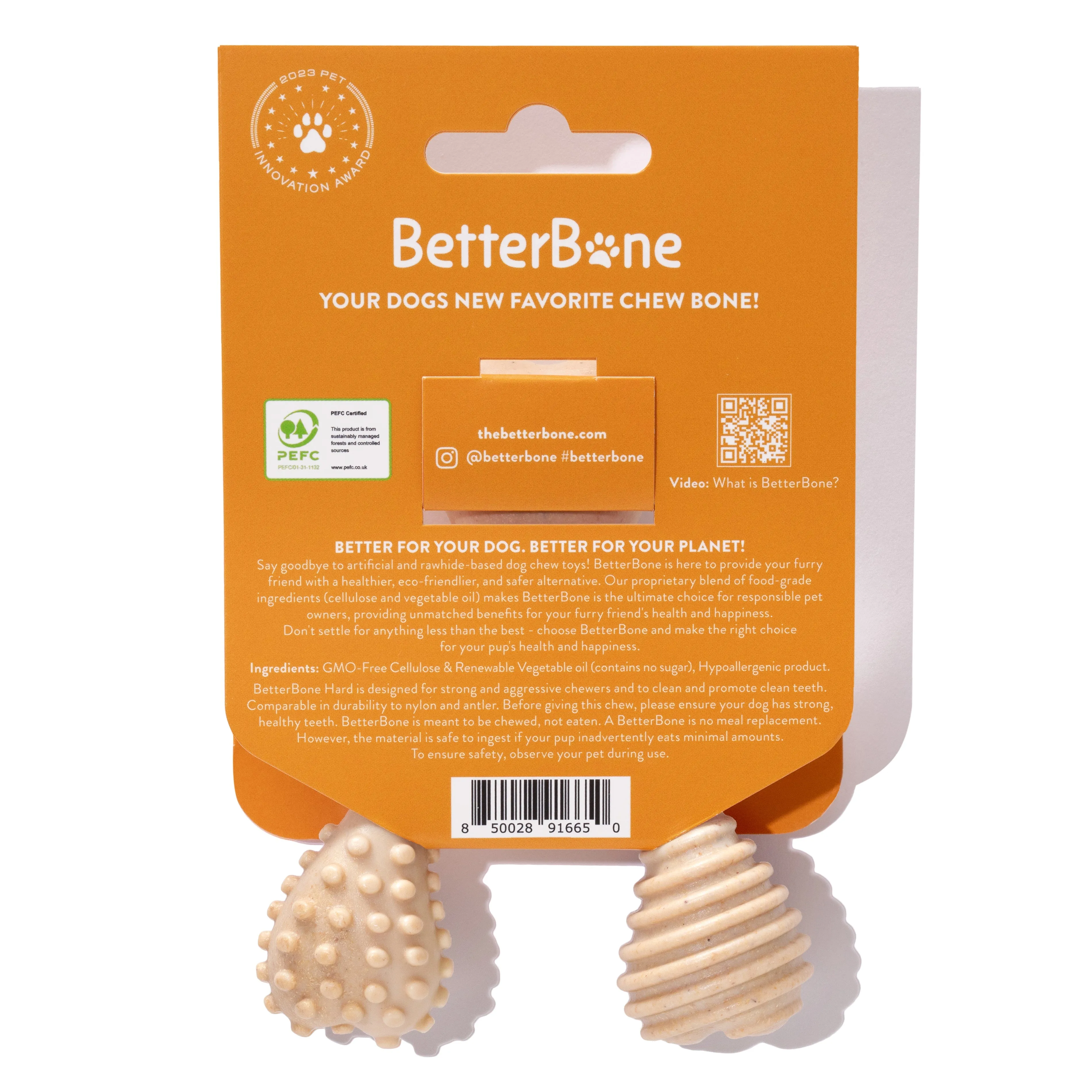 BetterBone Hard Density - Tough, All-Natural, Dog Chews