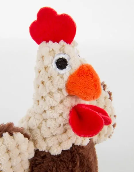 Brown Skinny Rooster Dog Toy