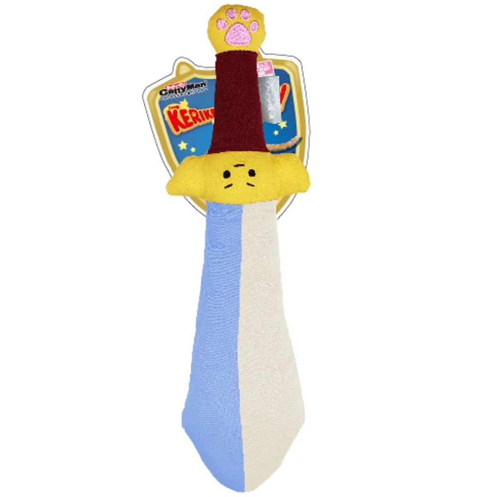 CattyMan Playful Kicker Plush Cat Toy (Sword)