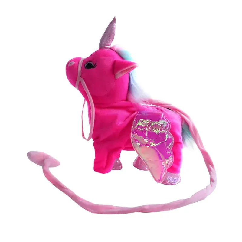 Electric Walking Unicorn Plush Toy