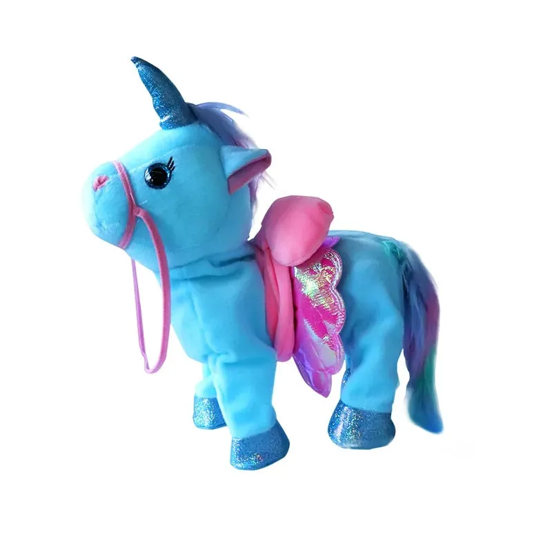 Electric Walking Unicorn Plush Toy