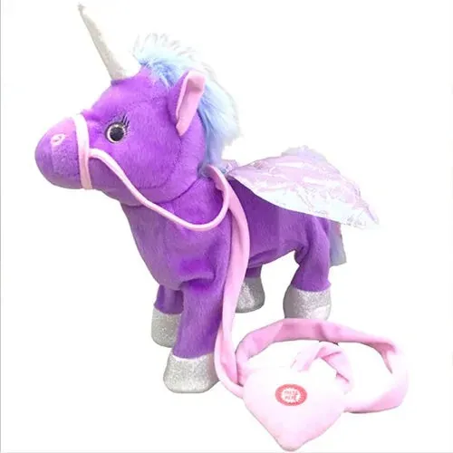 Electric Walking Unicorn Plush Toy