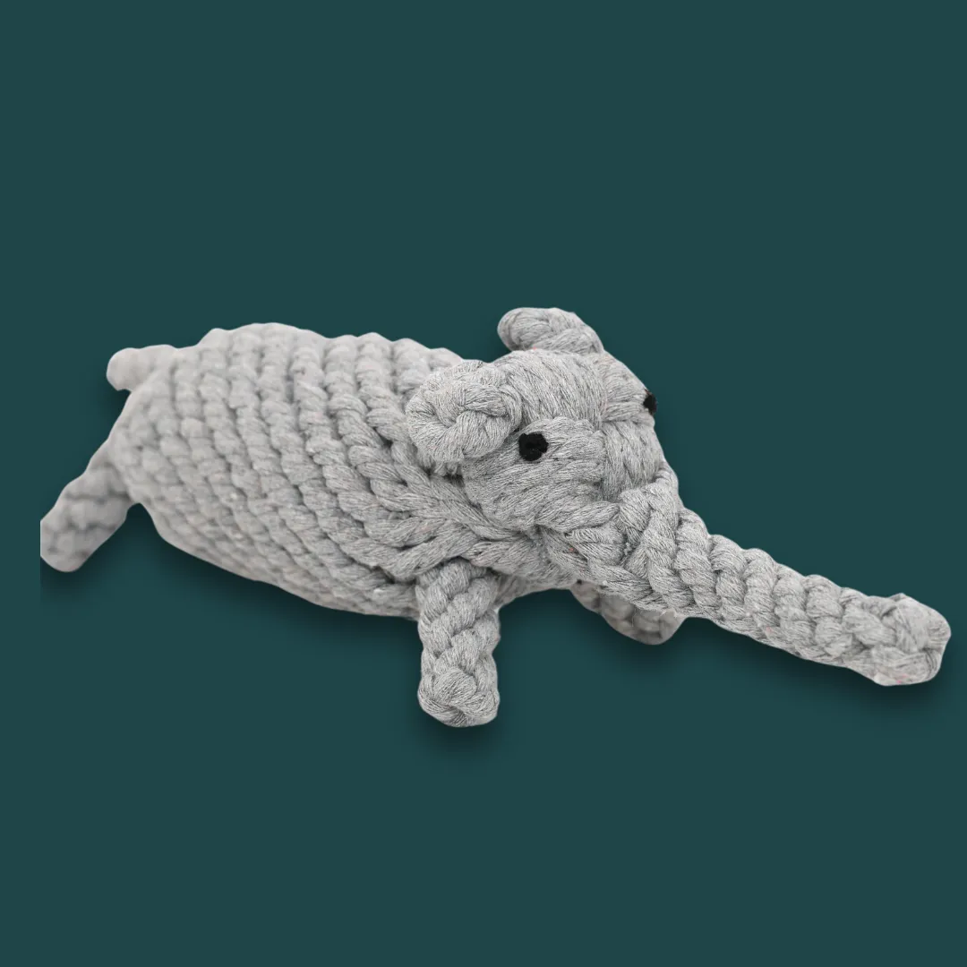 Ella the Elephant Rope Toy