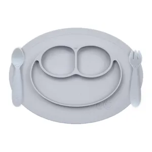 EzPz Mini Feeding Set - Pewter