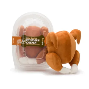 FabDog Rotisserie Chicken Toy