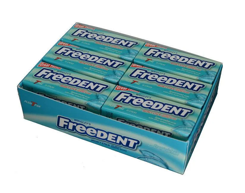 Freedent Spearmint Gum Plenty Pack