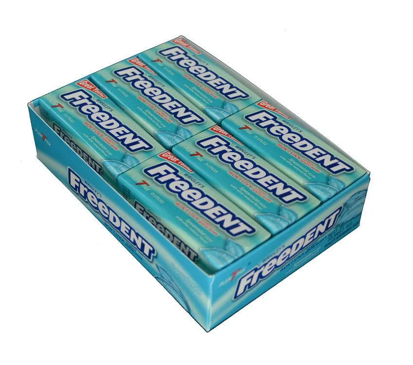 Freedent Spearmint Gum Plenty Pack