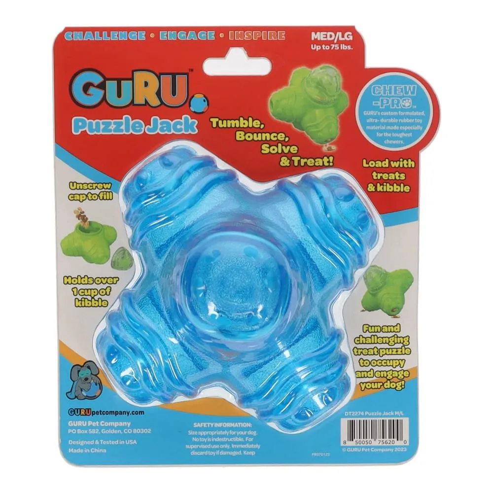 GURU Pocket Treat Ball Dog Enrichment Toy Medium/Large