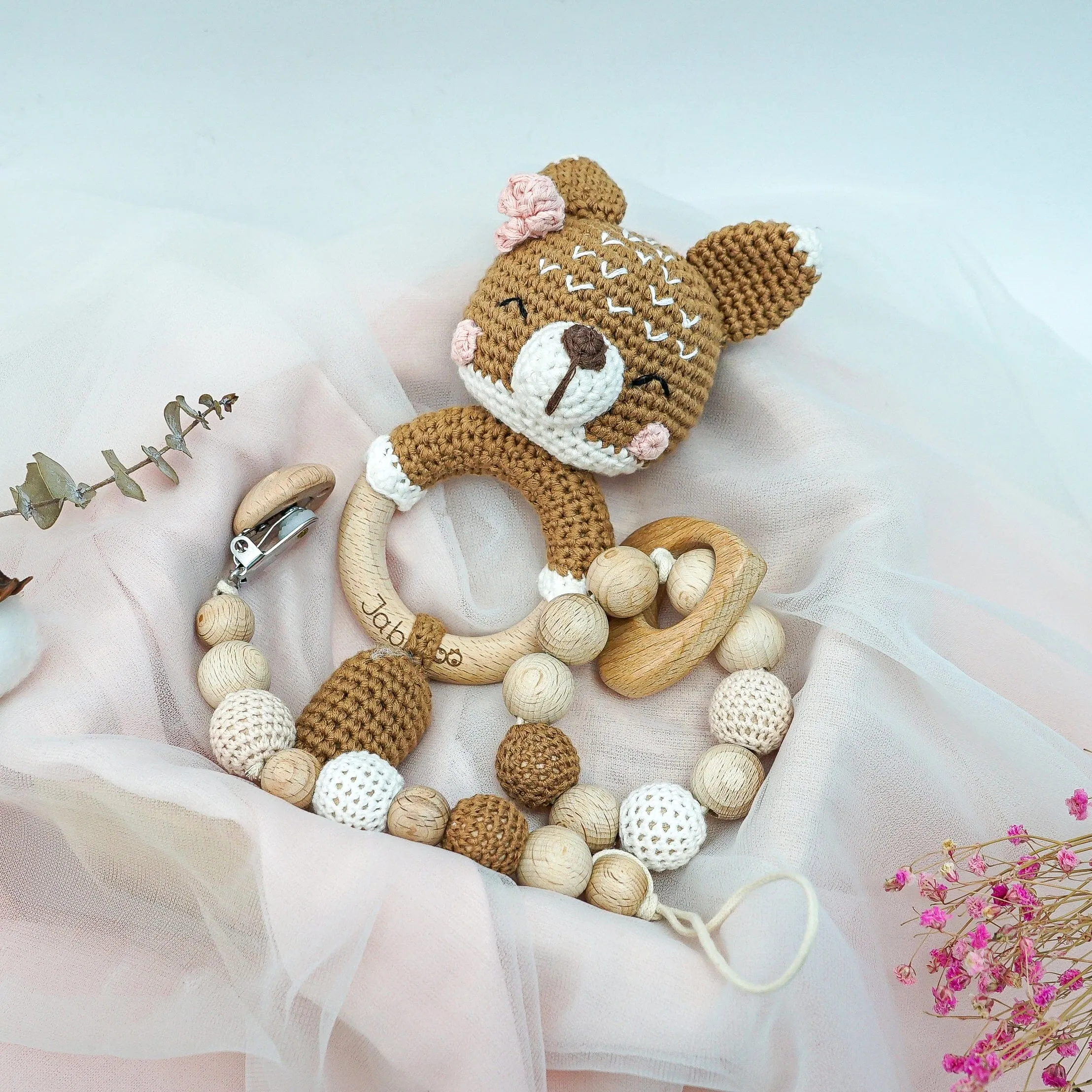 Handmade Fox Crochet Set