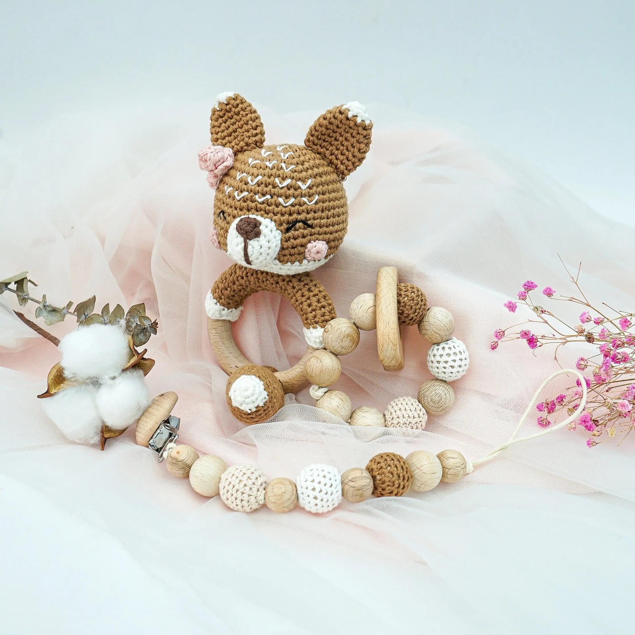 Handmade Fox Crochet Set