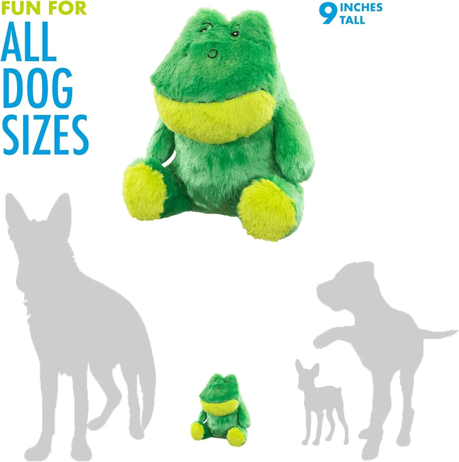 Hero Dog Toy Chuckles 2.0 Frog