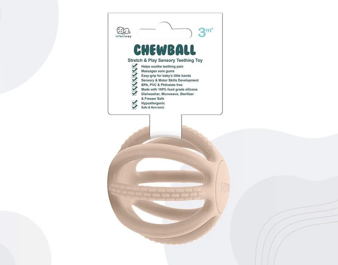 Infantway Chewball Stretch & Play Sensory Teething Toy