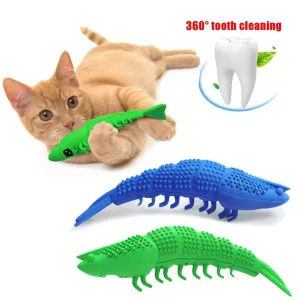 Interactive Teeth Cleaning Rubber Catnip Cat Chew Toys