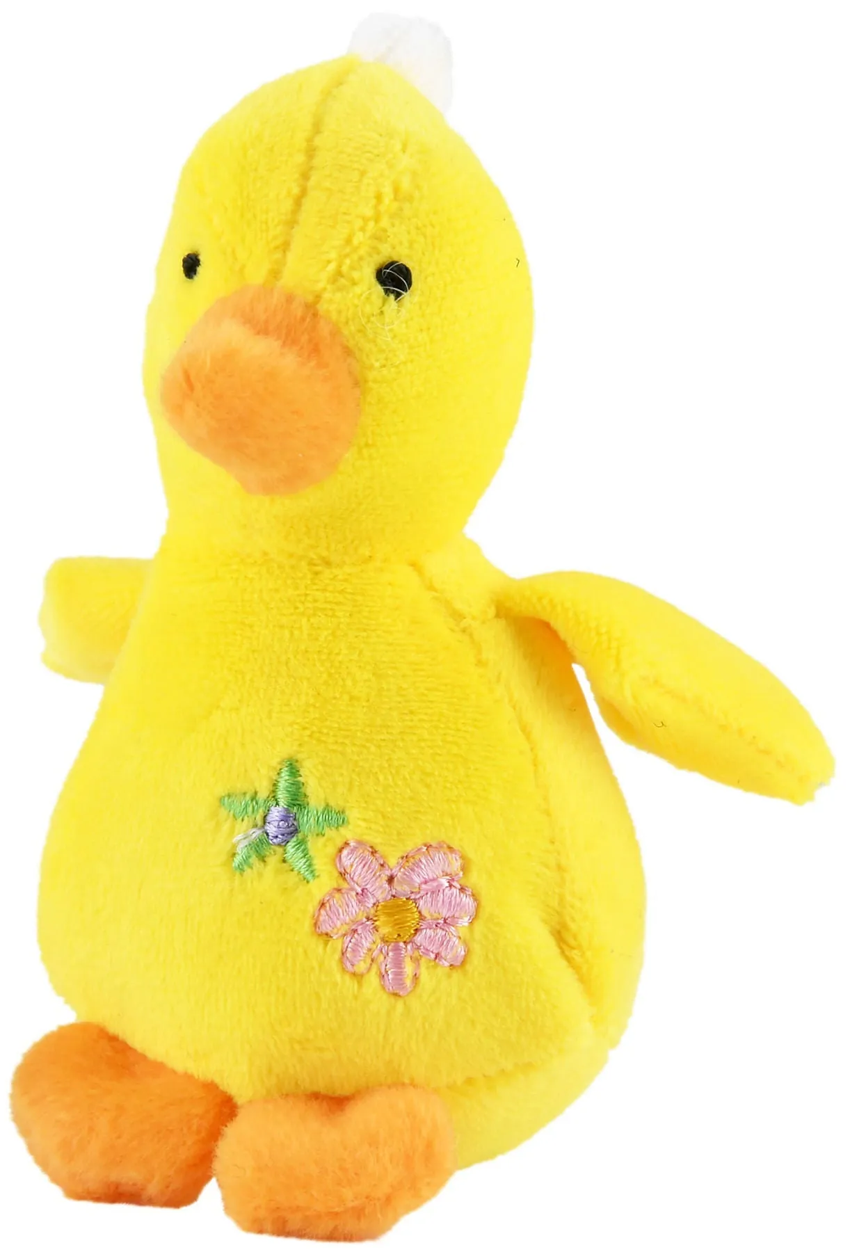 Jeffers 4" Baby Duck Plush Squeak Toy, each