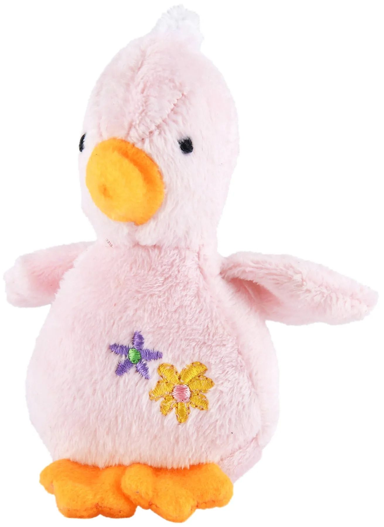 Jeffers 4" Baby Duck Plush Squeak Toy, each