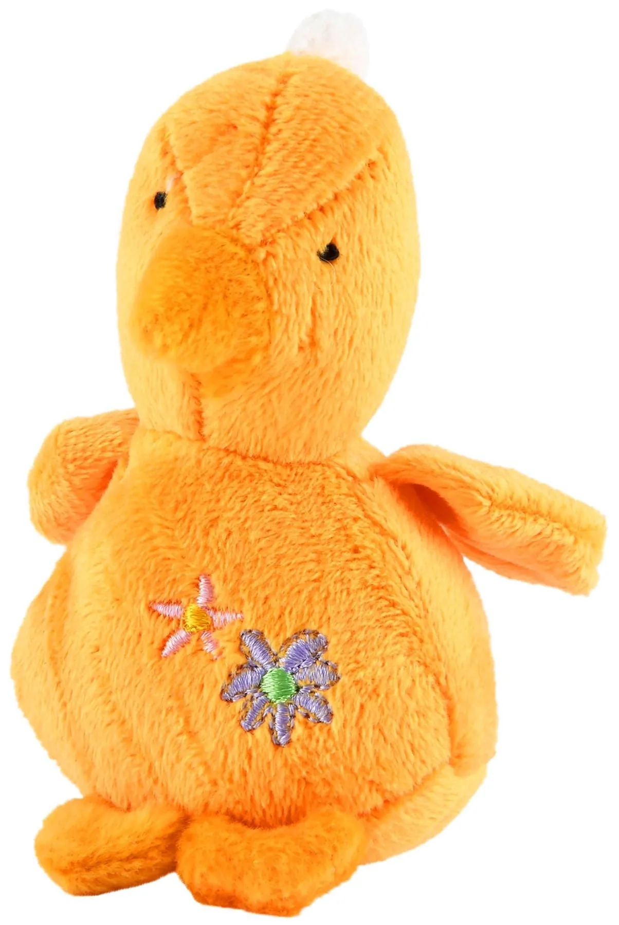 Jeffers 4" Baby Duck Plush Squeak Toy, each