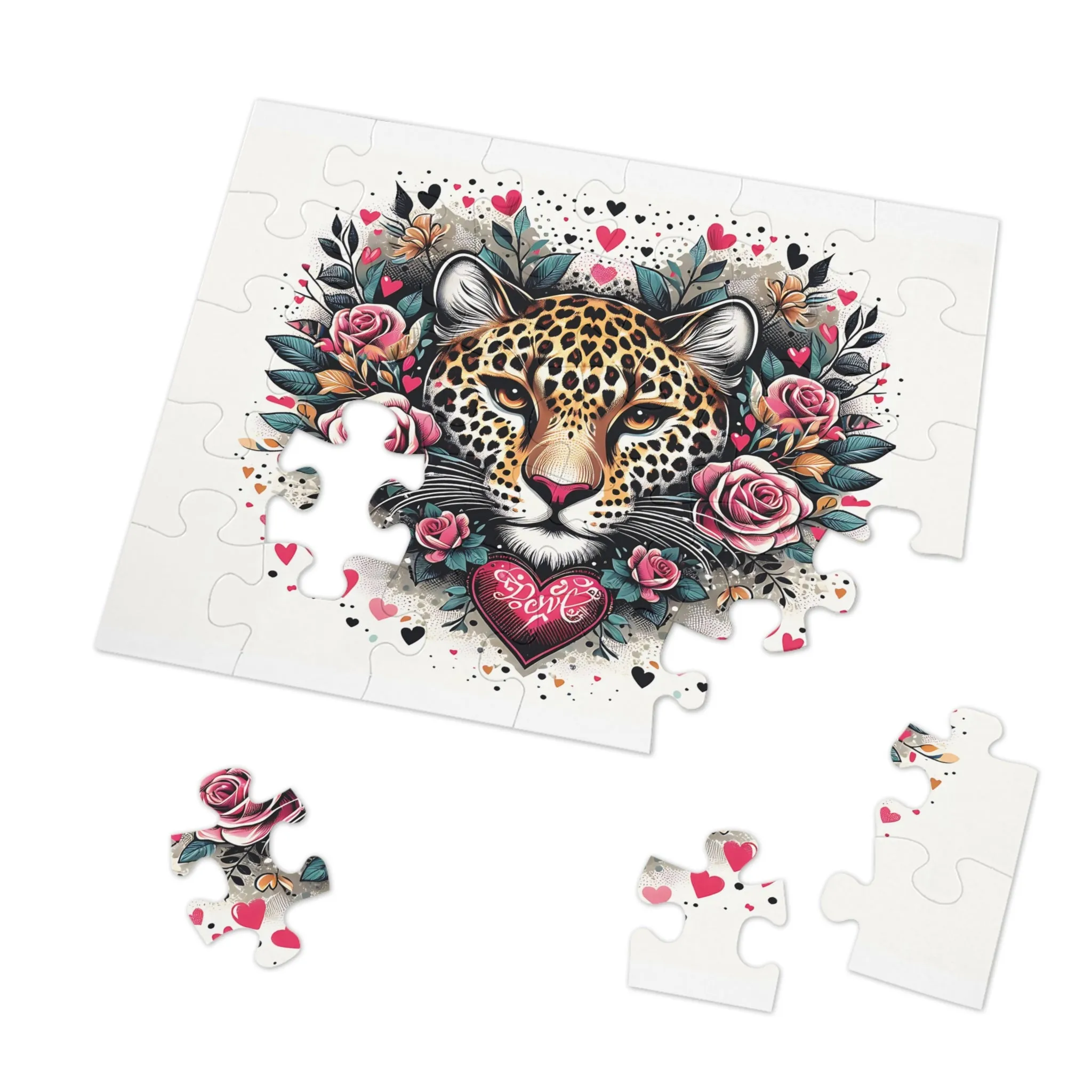 Jigsaw Puzzle, Cheetah, Personalised/Non-Personalised (30, 110, 252, 500,1000-Piece)