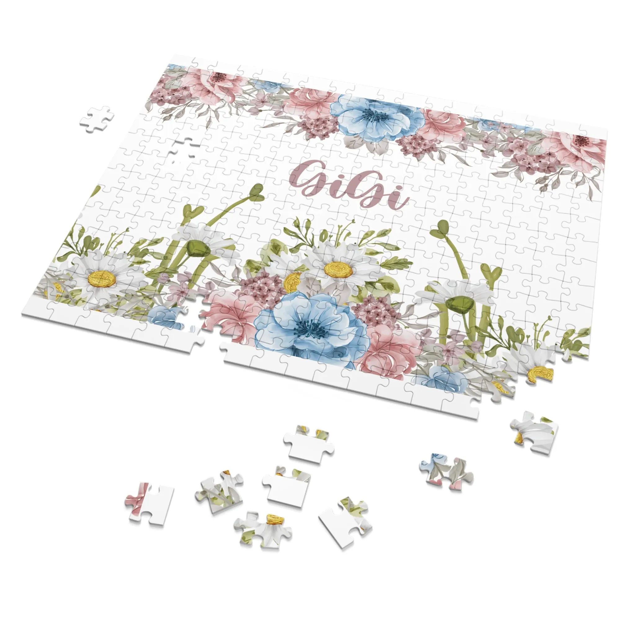 Jigsaw Puzzle, Floral, GiGi, Personalised/Non-Personalised (30, 110, 252, 500,1000-Piece)