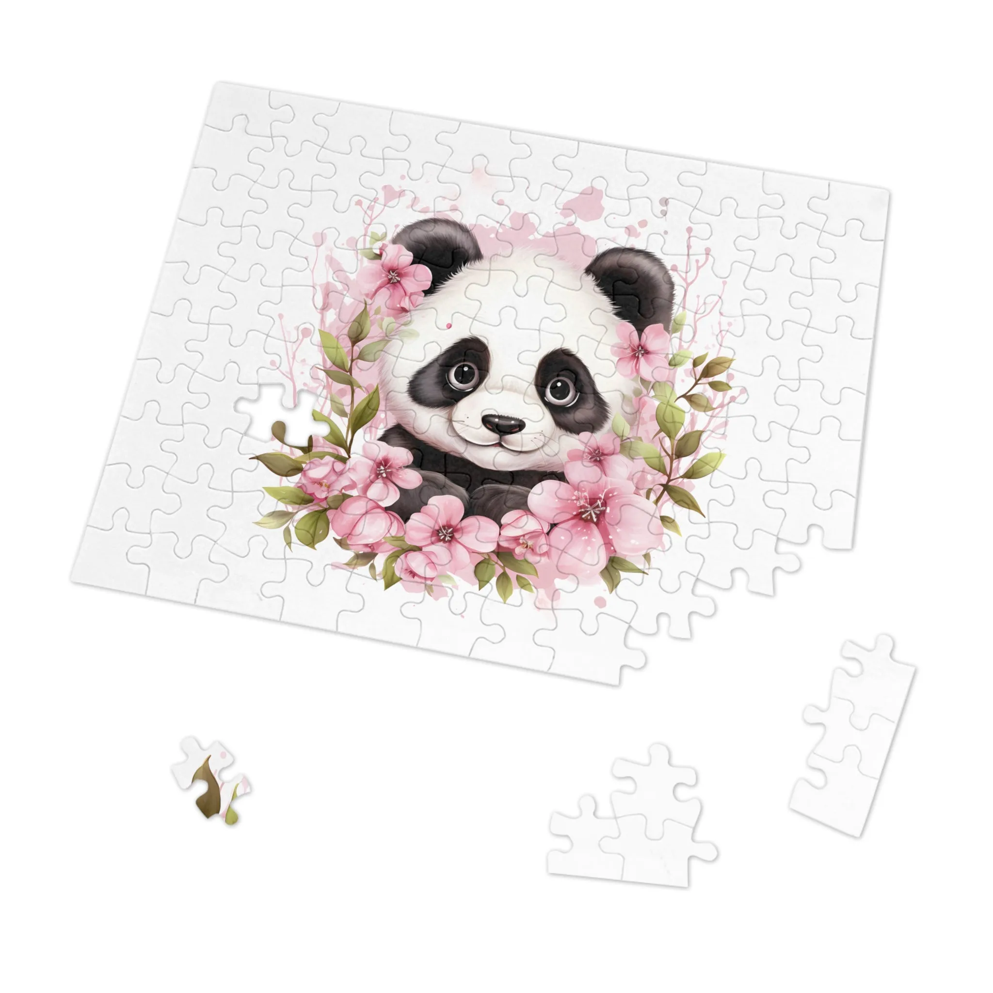 Jigsaw Puzzle, Panda, Personalised/Non-Personalised (30, 110, 252, 500,1000-Piece)