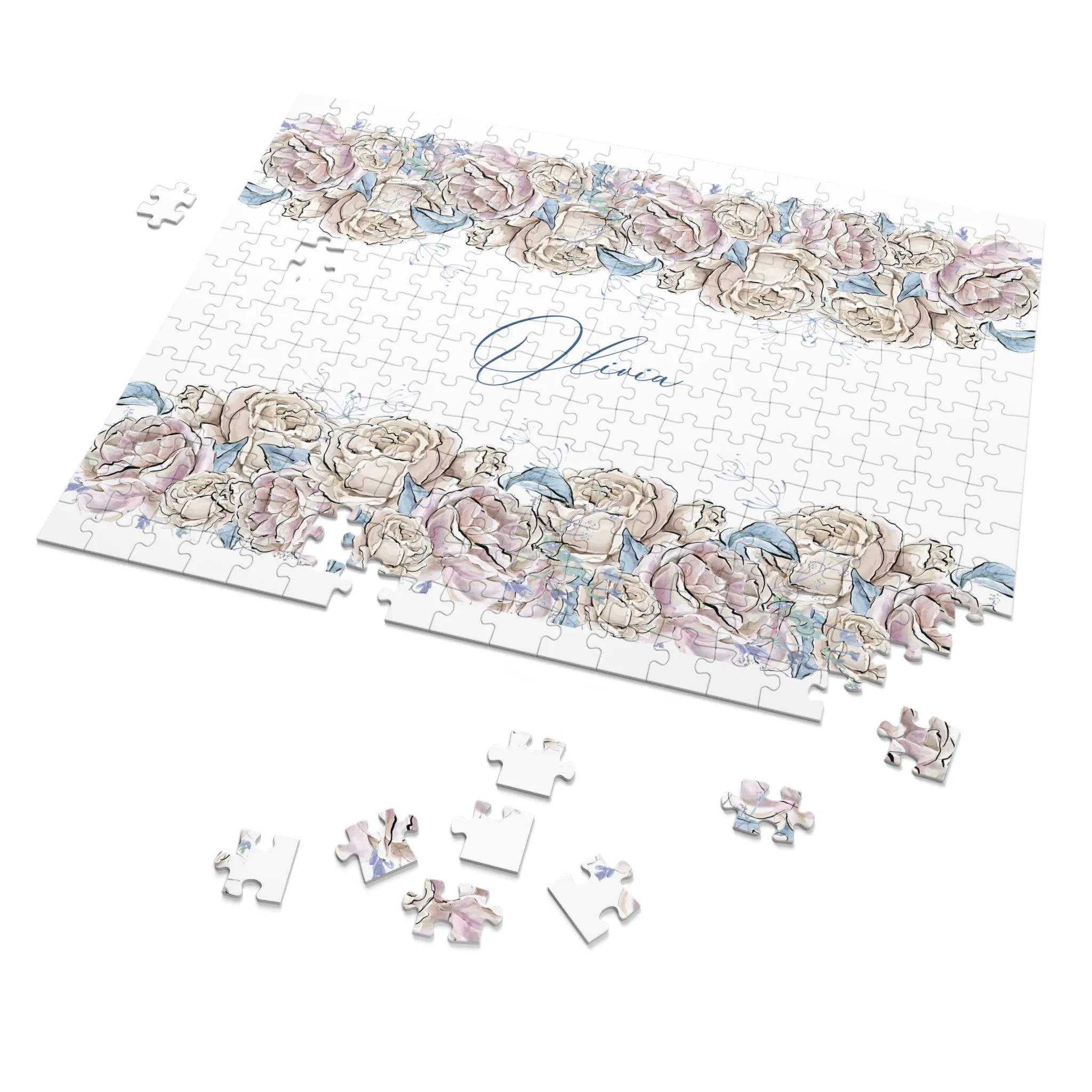 Jigsaw Puzzle, Romance Floral (30, 110, 252, 500,1000-Piece)