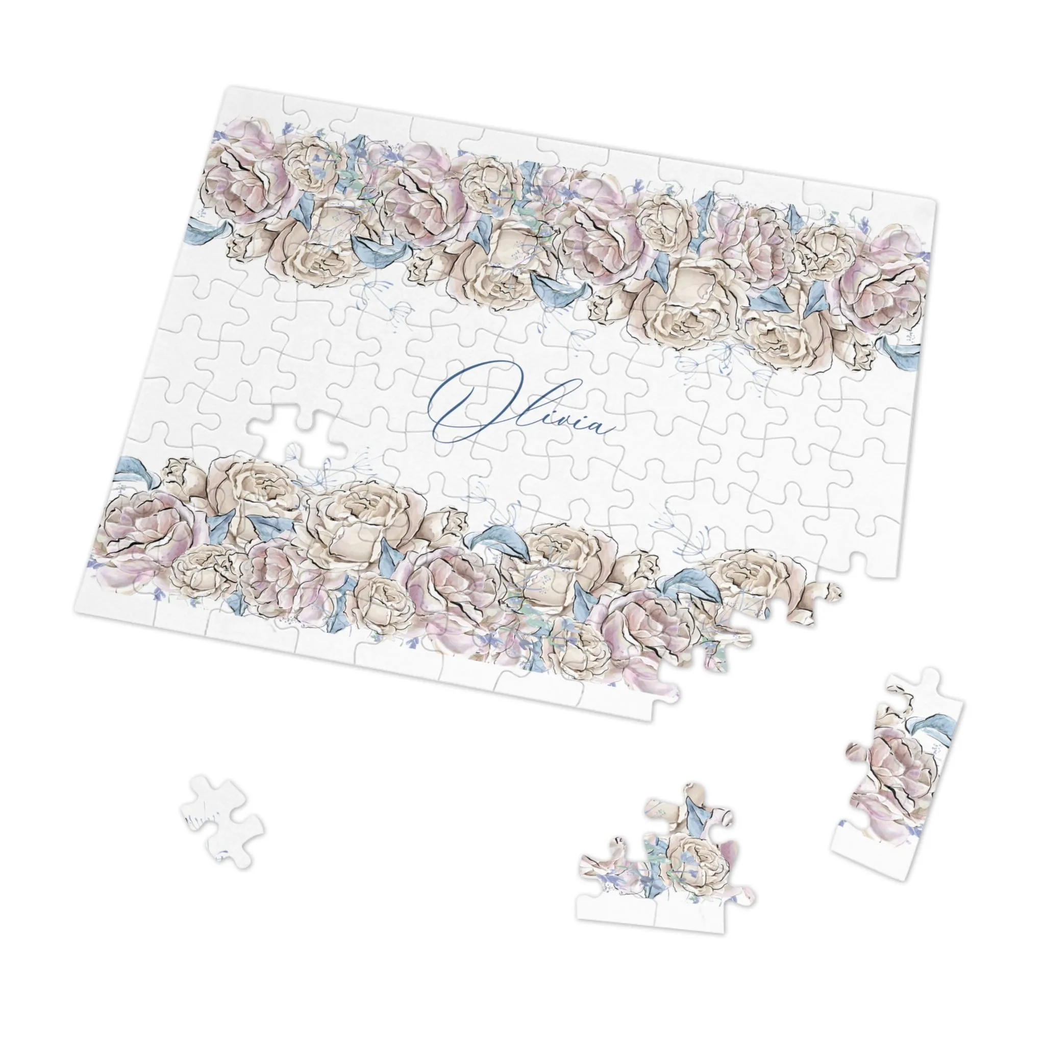 Jigsaw Puzzle, Romance Floral (30, 110, 252, 500,1000-Piece)