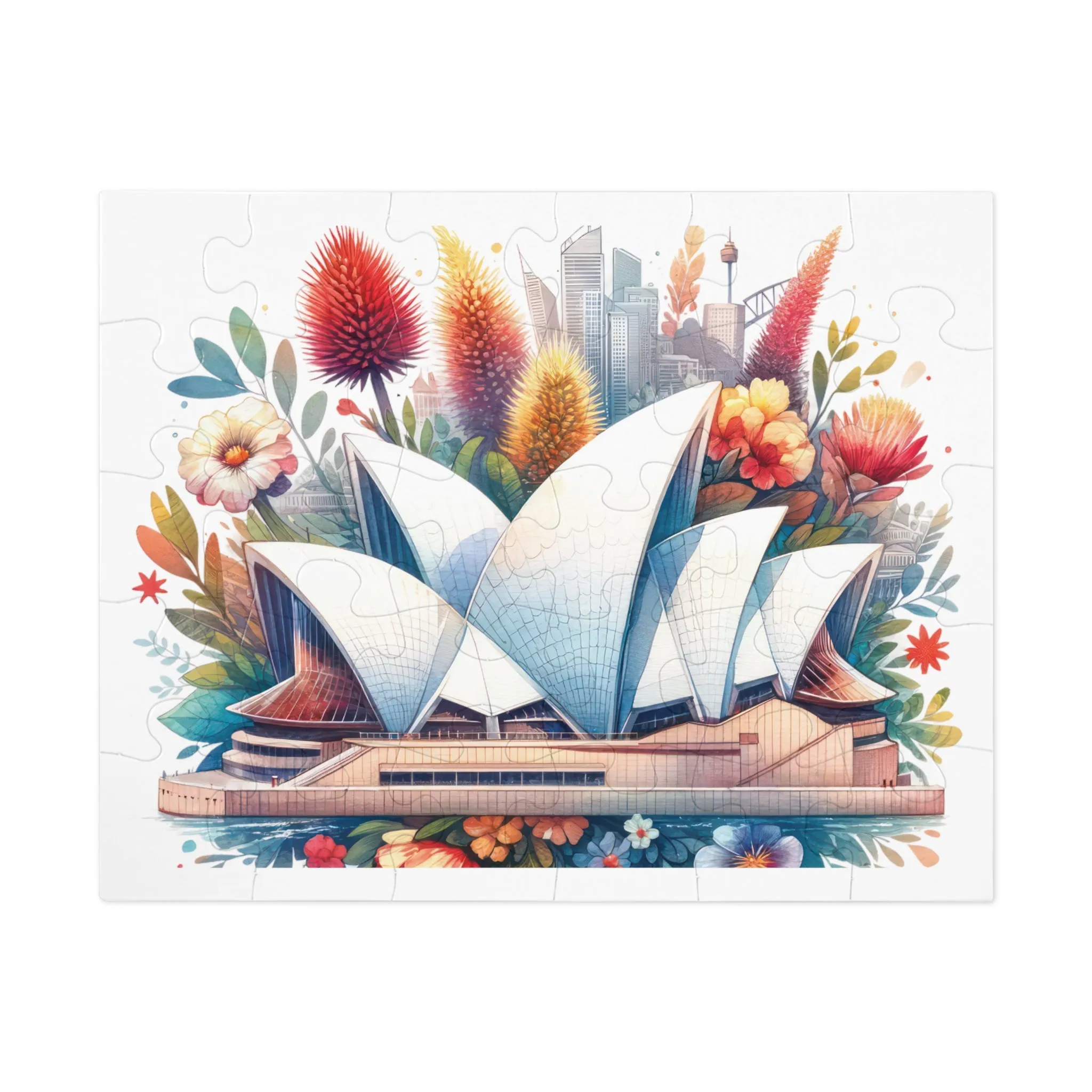 Jigsaw Puzzle, Sydney Opera House, Australia, Personalised/Non-Personalised (30, 110, 252, 500,1000-Piece)