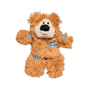 Kong Cat Softies Patchwork Bear Brown