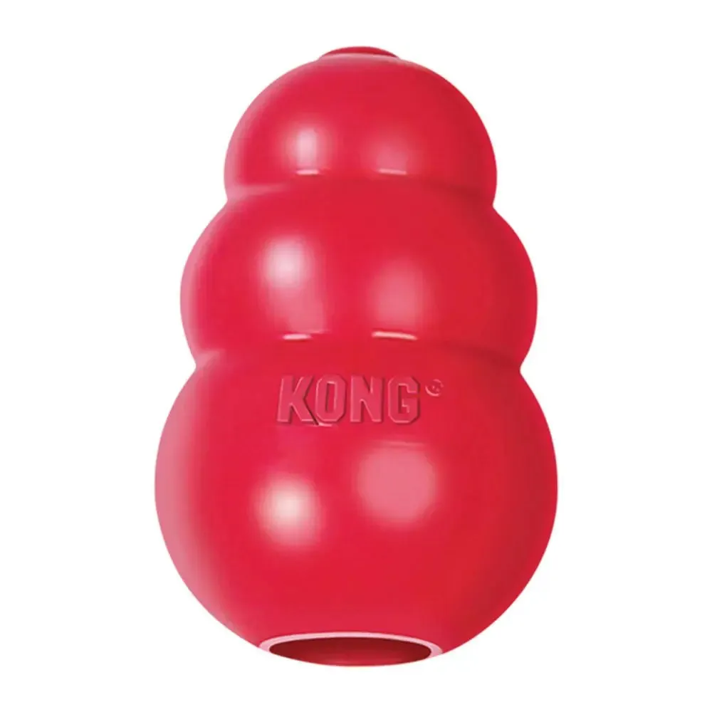 KONG Classic Dog Toy – The Ultimate Chew Toy for All Dogs | Teething, Treat-Dispensing & Durable Fun (XS-XXL)