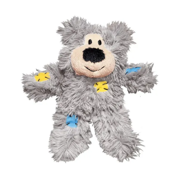 KONG Softies Patchwork Catnip Bear