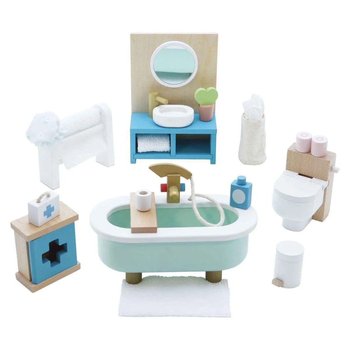 Le Toy Van Wooden Doll House Bathroom