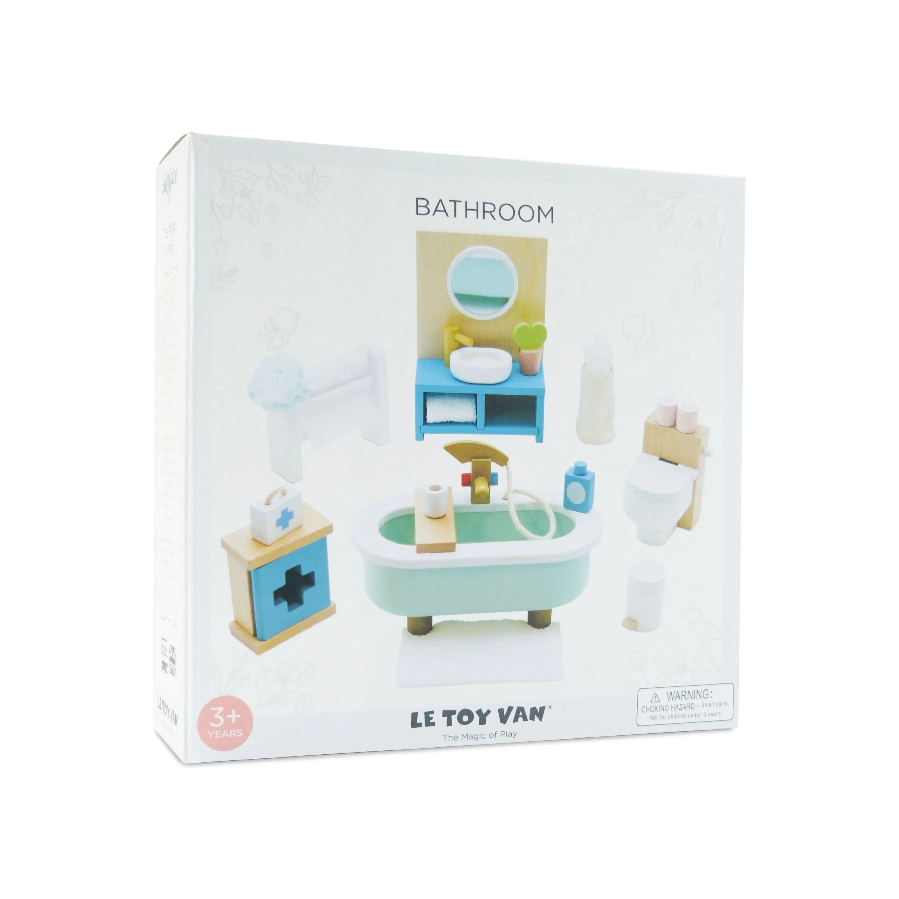 Le Toy Van Wooden Doll House Bathroom