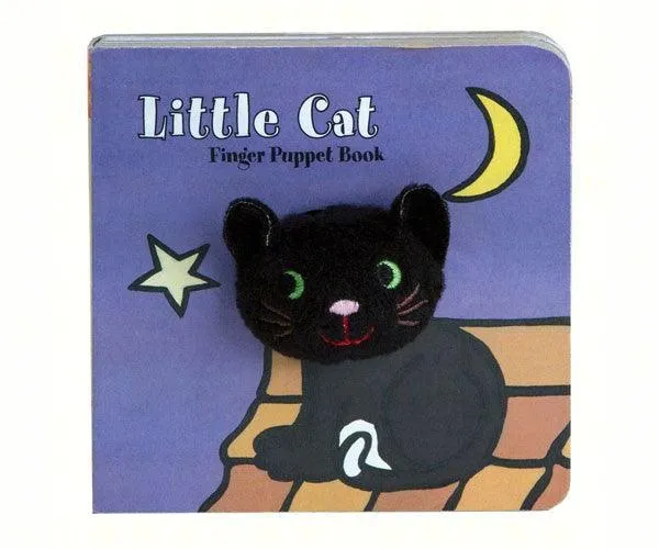 Little Black Cat Finger Puppet Book