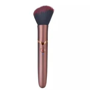 Makeup brush vibrator