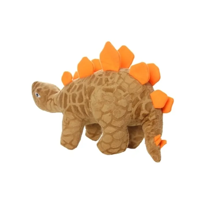 Mighty Dinosaur Dog Tug and Fetch Toys, Stegosaurus (mini and regular size)