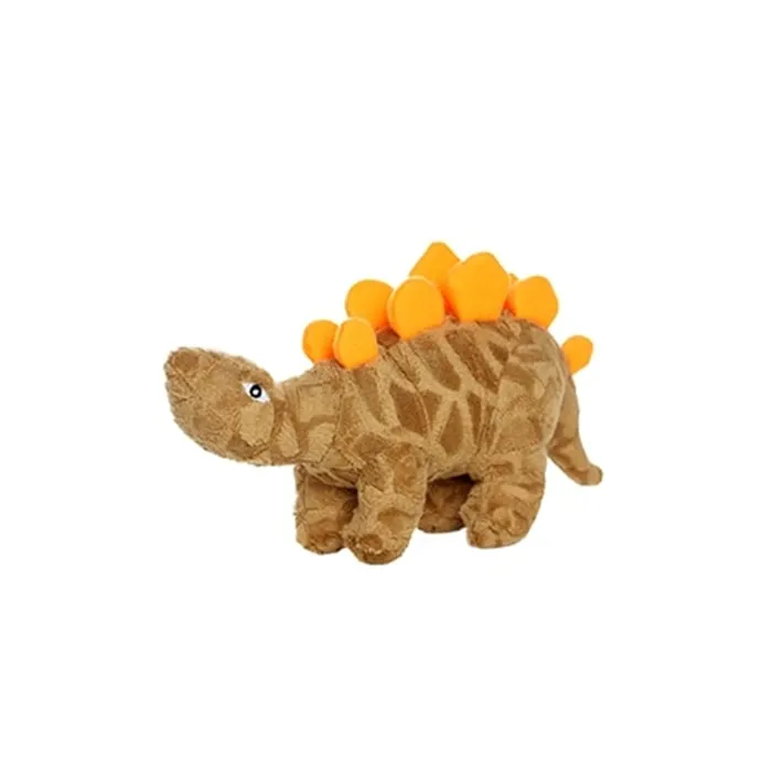 Mighty Dinosaur Dog Tug and Fetch Toys, Stegosaurus (mini and regular size)