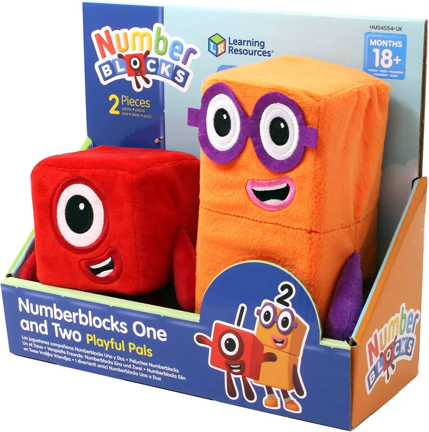 Numberblocks One and Two Playful Pals by Learning Resources - Ages 18 Months 