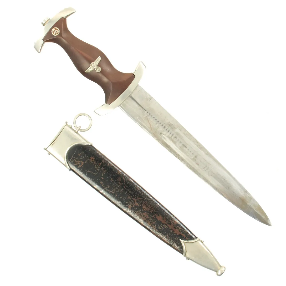 Original German Early WWII SA changed to NSKK Dagger by Gebrüder Bell of Solingen-Gräfrath