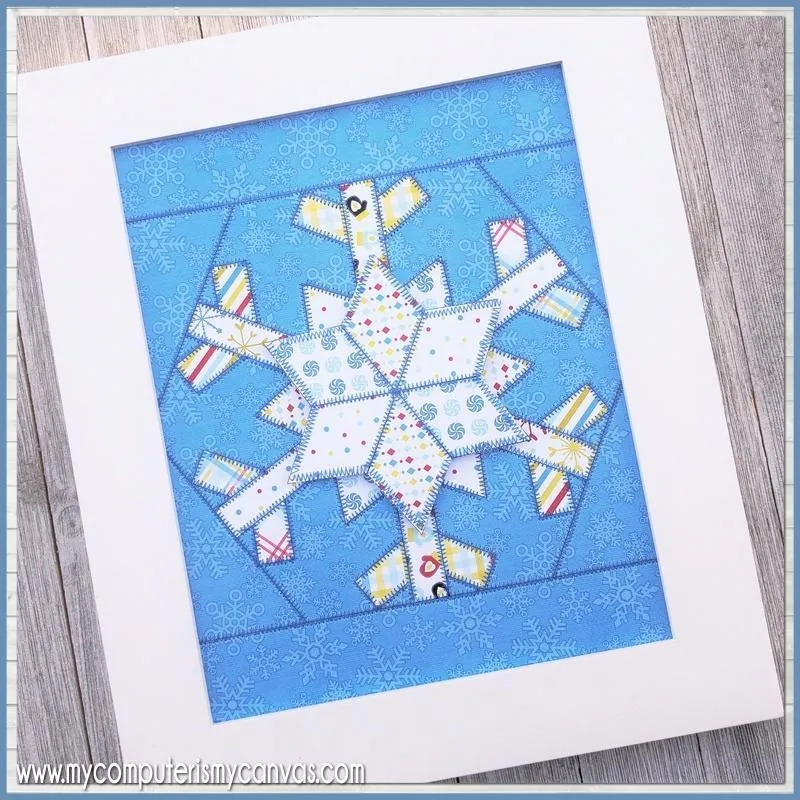 Paper Crafting Kit {SNOWFLAKE} PRINTABLE