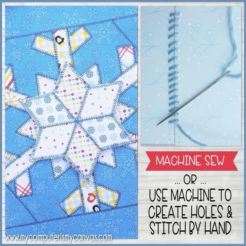 Paper Crafting Kit {SNOWFLAKE} PRINTABLE