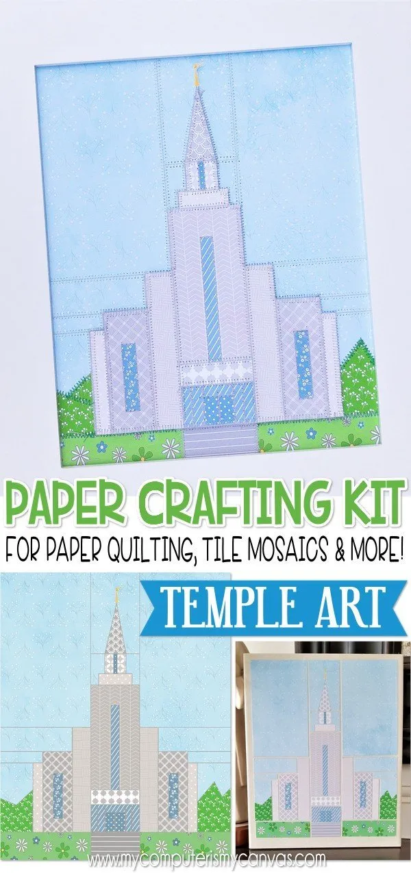 Paper Crafting Kit {TEMPLE ART} PRINTABLE