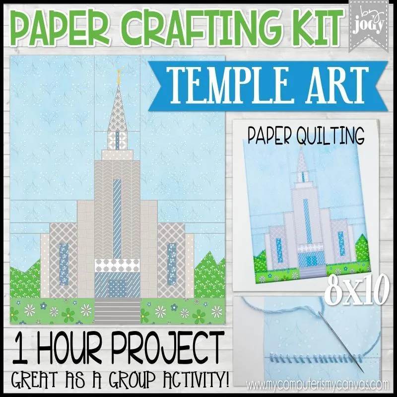 Paper Crafting Kit {TEMPLE ART} PRINTABLE