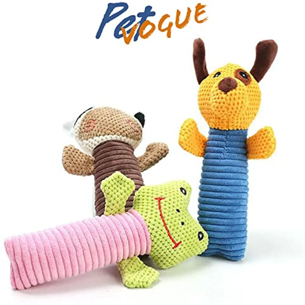 Pet Vogue Dog Shaped Plush Toy for Dogs