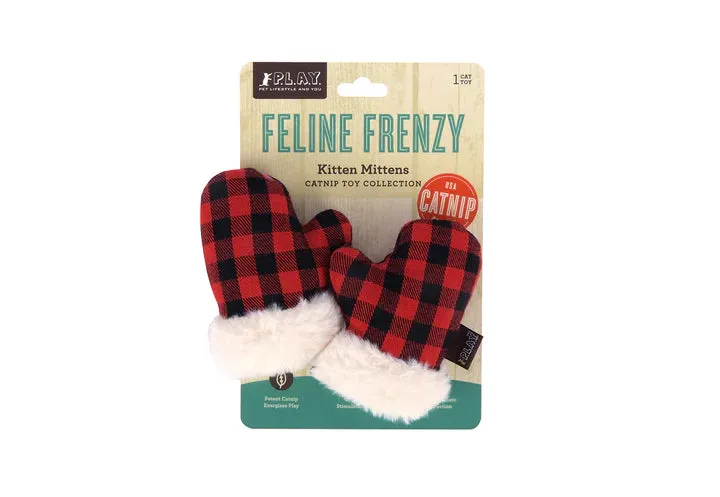 PLAY Cat Toy Feline Frenzy Christmas Kitty Mitten