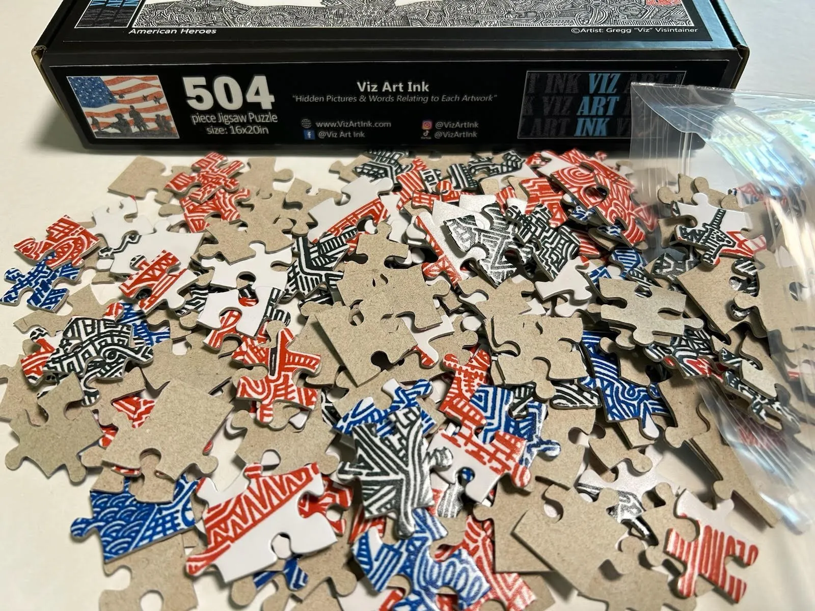 Puzzle (504 Pieces) - American Heroes