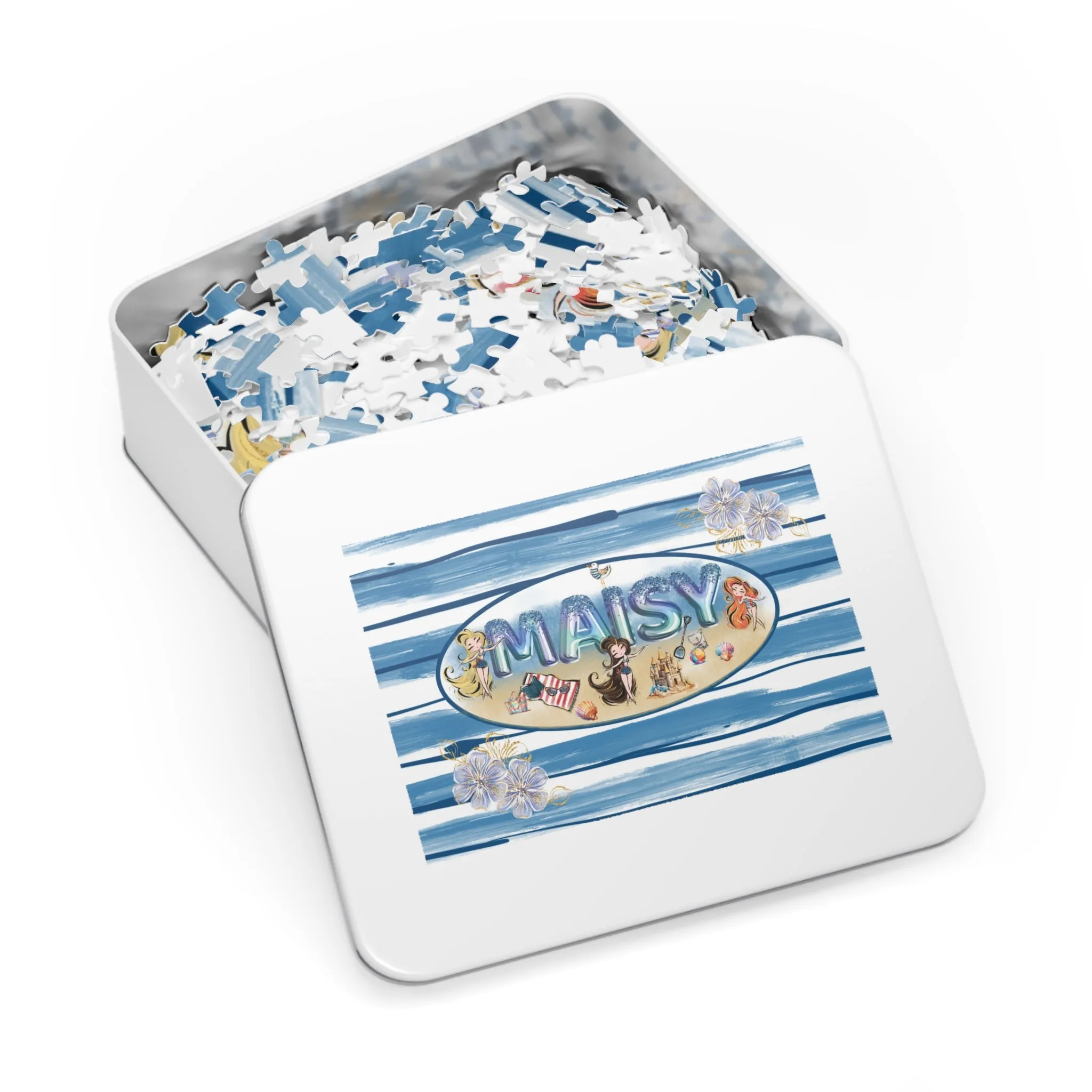 Puzzle, Beach Party, Personalised/Non-Personalised (30, 110, 252, 500,1000-Piece)