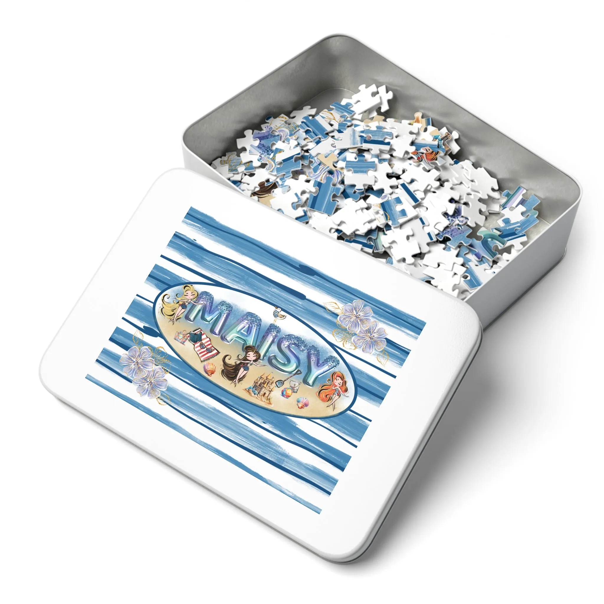 Puzzle, Beach Party, Personalised/Non-Personalised (30, 110, 252, 500,1000-Piece)