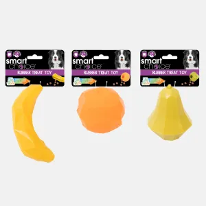 Rubber Fruit Treat Dispensing Dog Toy